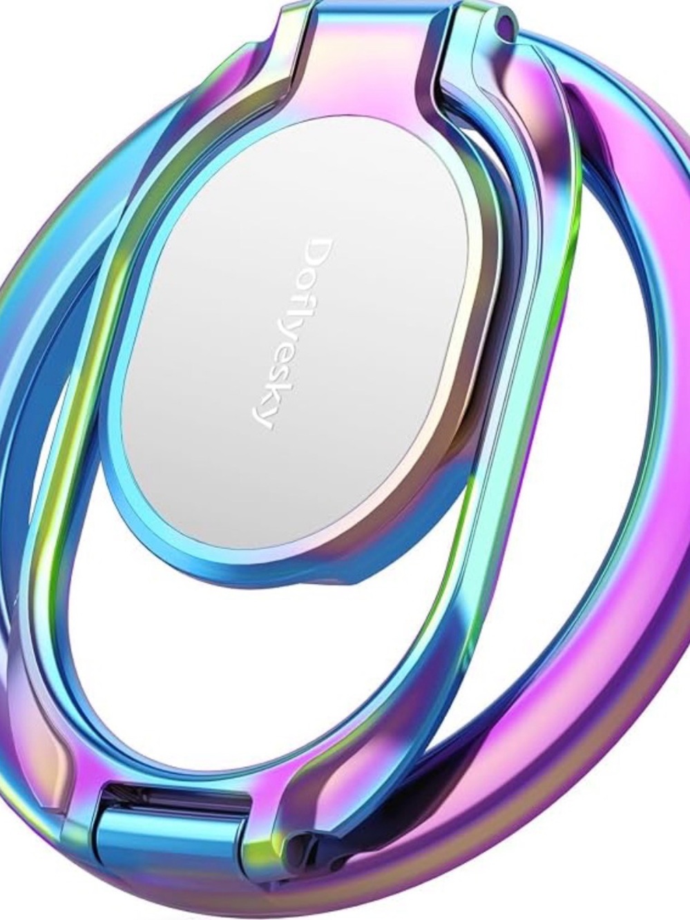 MagSafe Iridescent Phone Ring Grip Stand